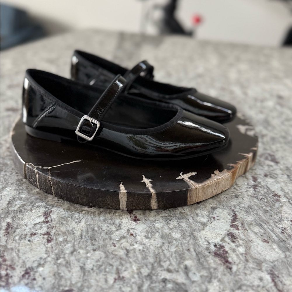 Steve Madden Black Patent Mary Janes